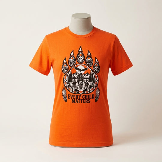 Every Child Matters T-Shirt  Bear Paw (Adult)
