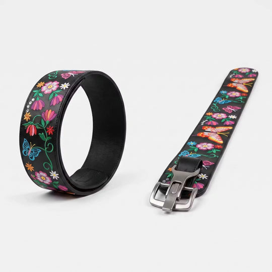 Heritage Leather Regalia  Belt (BUTTERFLY)