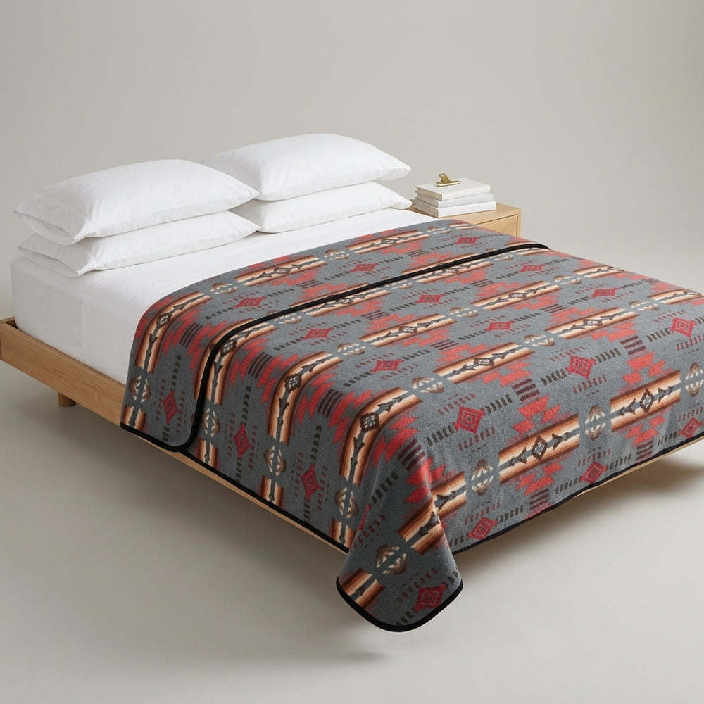 Native Butterfly Polar Fleece Blanket (Galaxy)