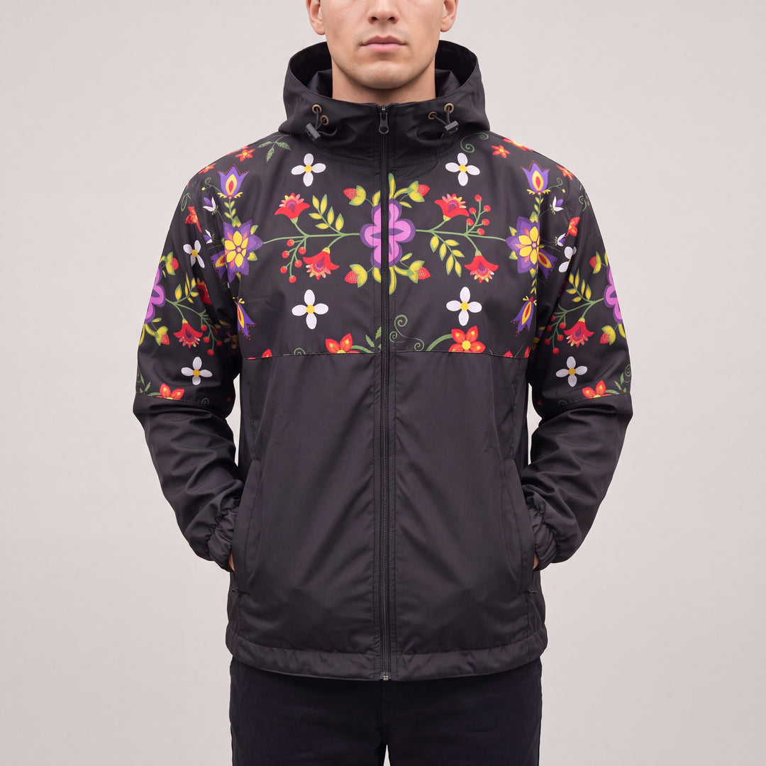 OLDTRIBES™ Midnight Bloom Windbreaker