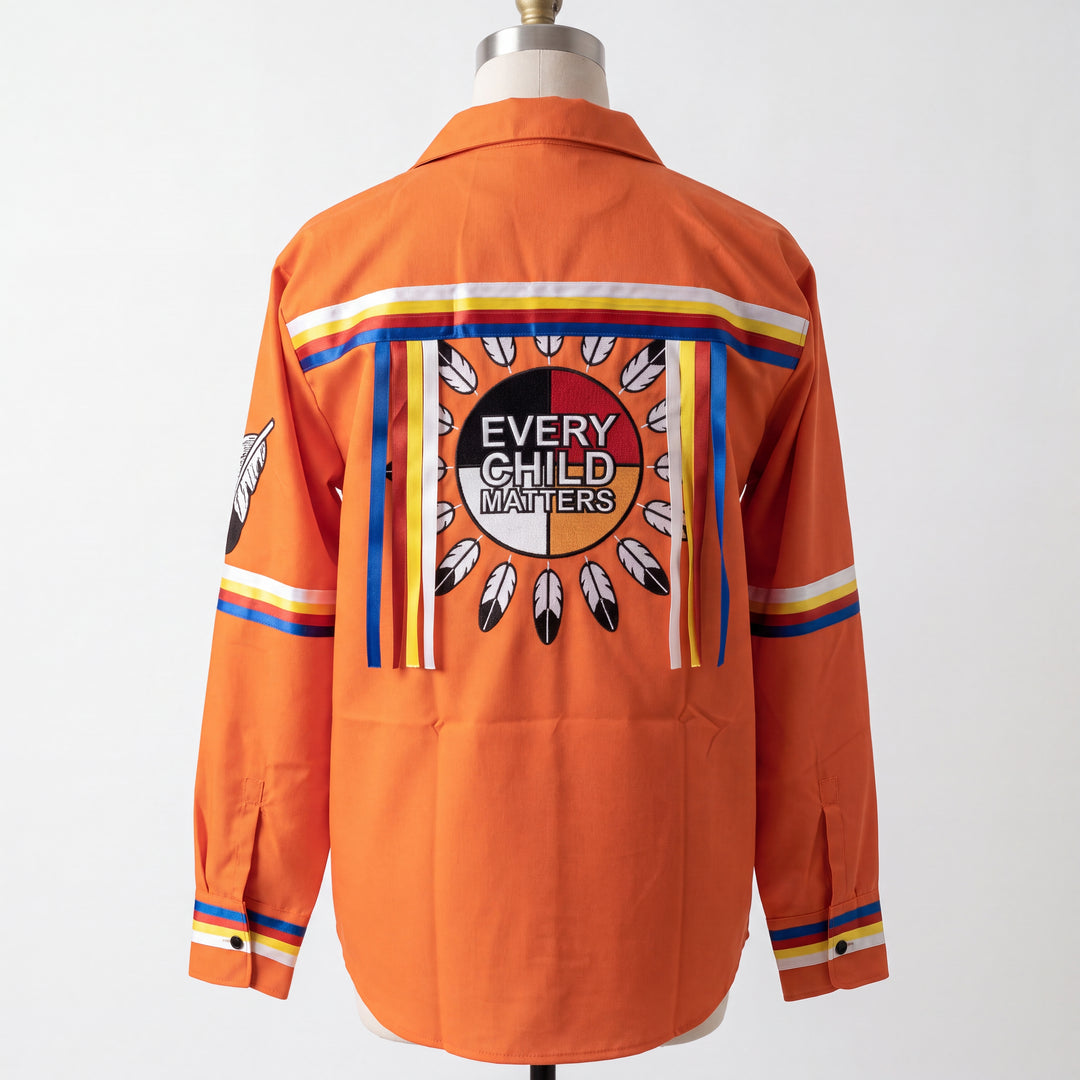 Every Child Matters Ribbon Shirt – Orange Edition