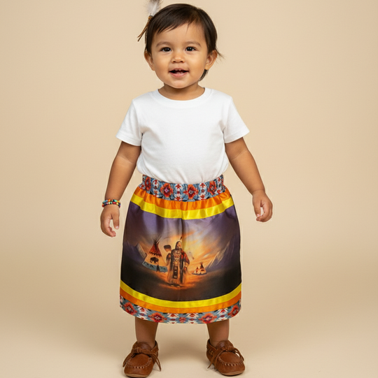 OLDTRIBES™ infants Spirit Ground Ribbon Skirt