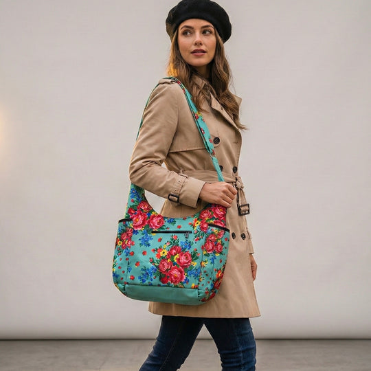 Turquoise Kookum Crossbody Bag