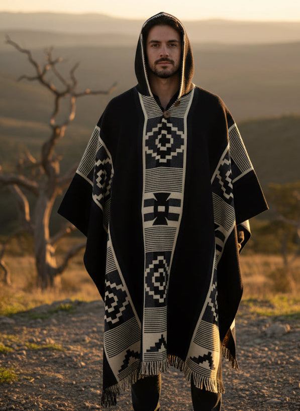 Symmetry HandMade Wool Poncho