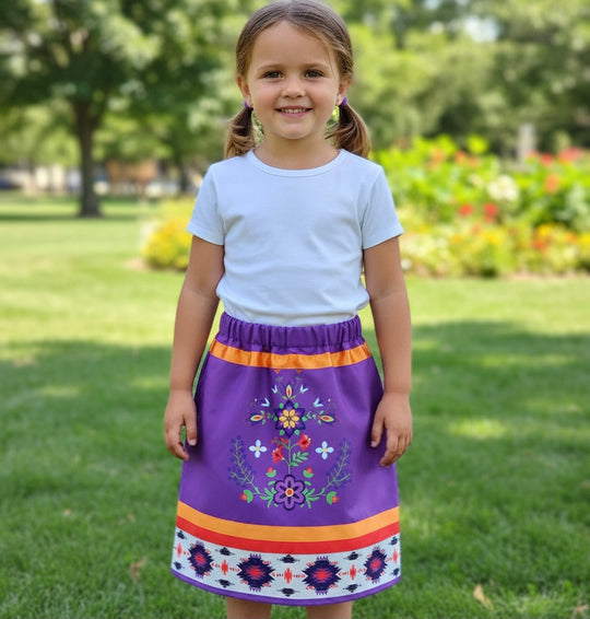 OLDTRIBES™ infants  Flower Ribbon Skirt