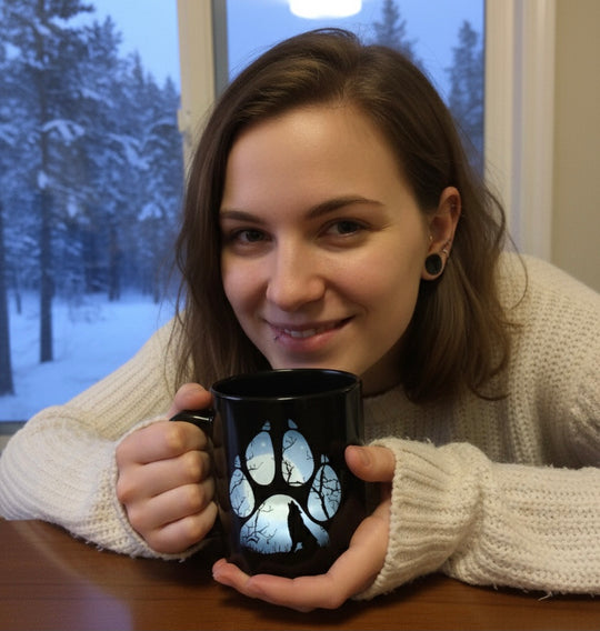 OLDTRIBES™ Southwestern Style Black Ceramic mug