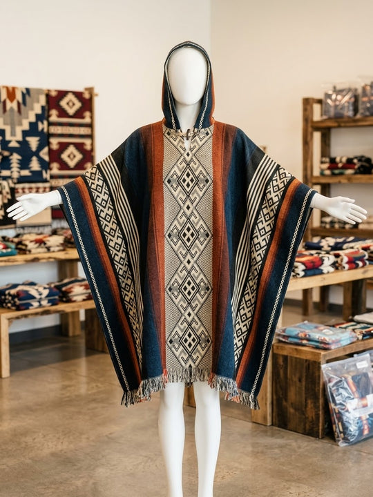 Symmetry HandMade Wool Poncho