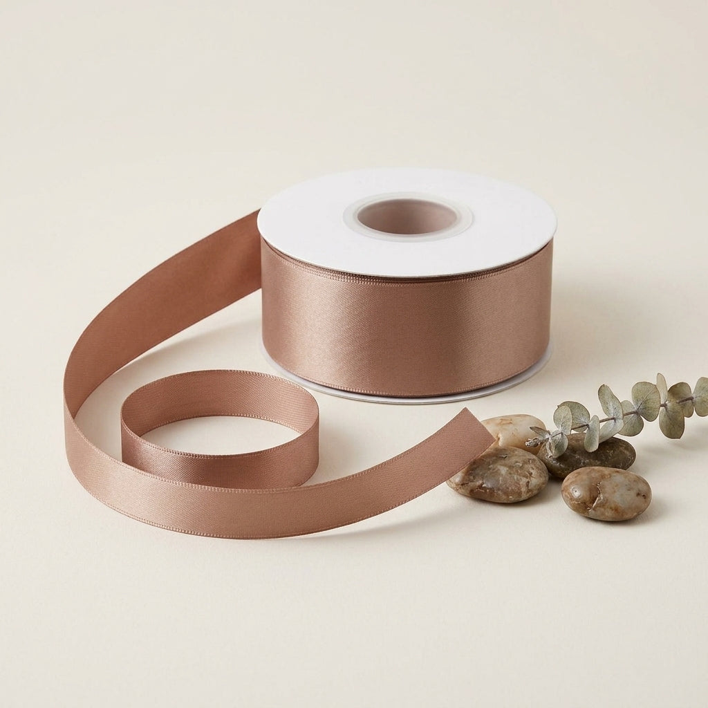 Satin Ribbon Double Face- Champagne 