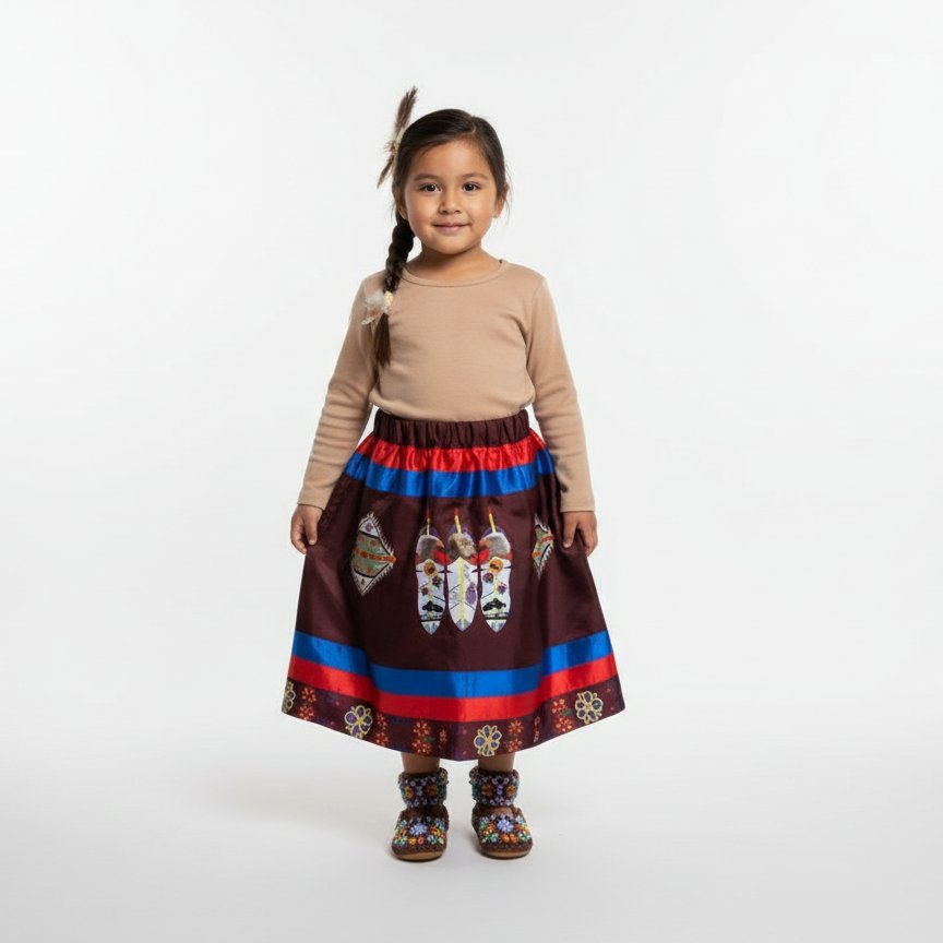 OLDTRIBES™  Infants Eagle  Ribbon Skirt