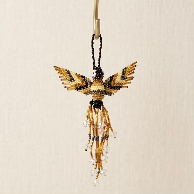 Golden and Black Beaded Humming Bird