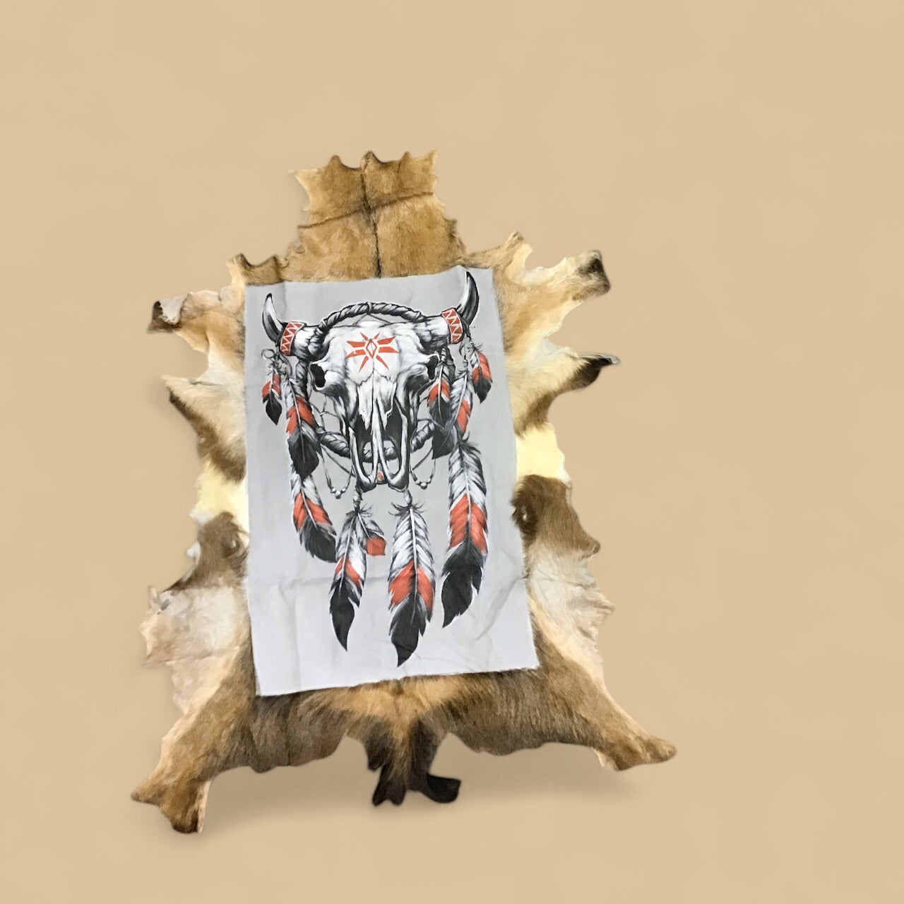 OLDTRIBES Skull Hand Wall Painting