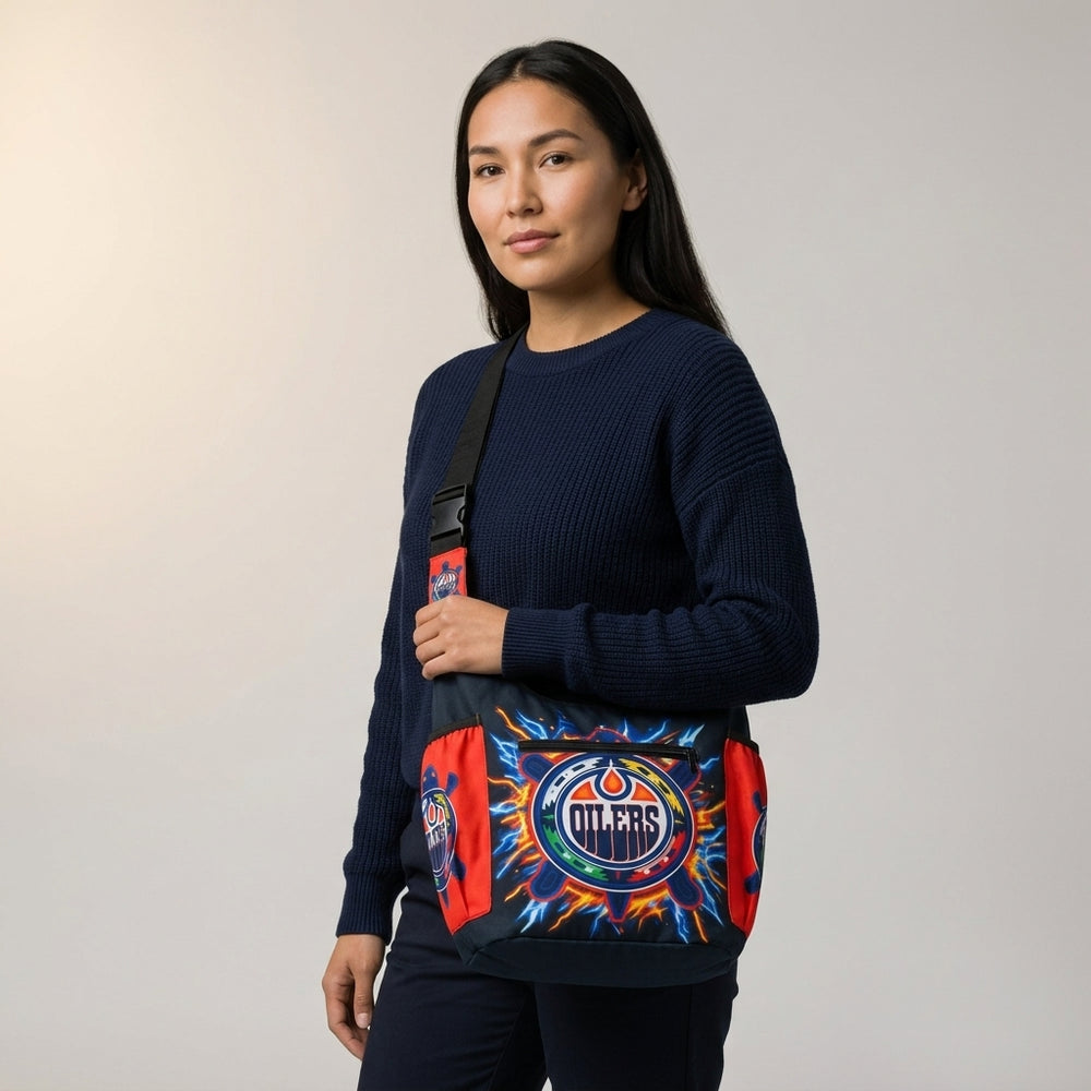 Black Oiler Crossbody Bag