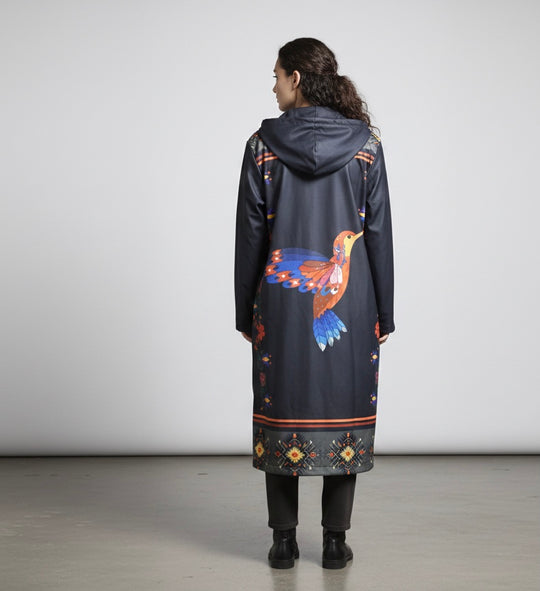 OLDTRIBES™ Midnight Hummingbird Long Coat