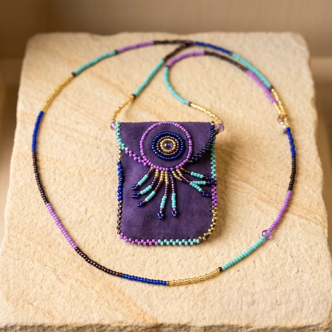 OLDTRIBES™ Purple  Medicine Bag