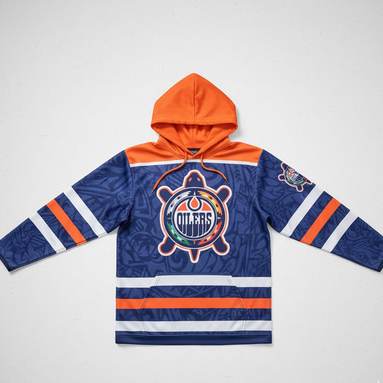 OLDTRIBES™ Heritage Orange & Blue Hoodie