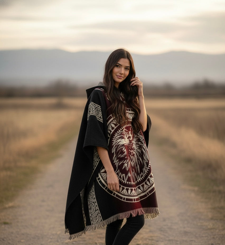 Eagle HandMade Wool Poncho
