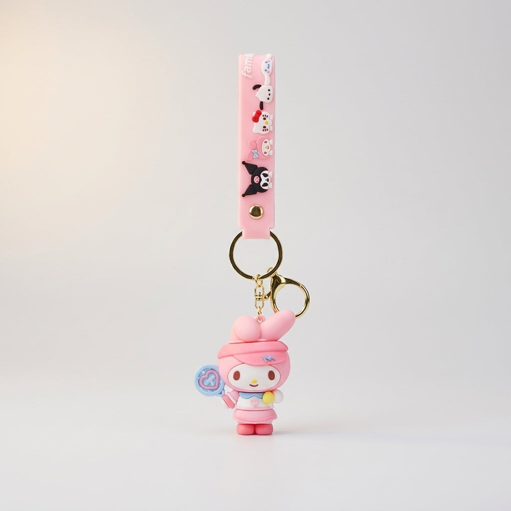 Family 3D Character Keychains