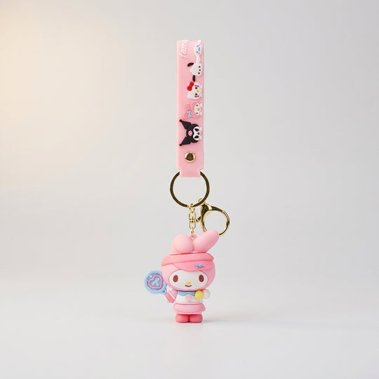 Family 3D Character Keychains