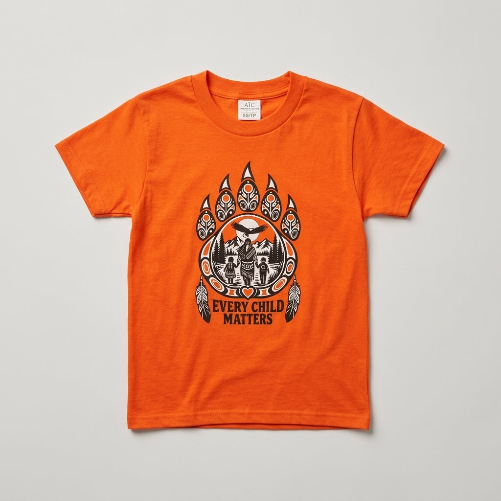 Every Child Matter bear paw T-Shirt (Youth)