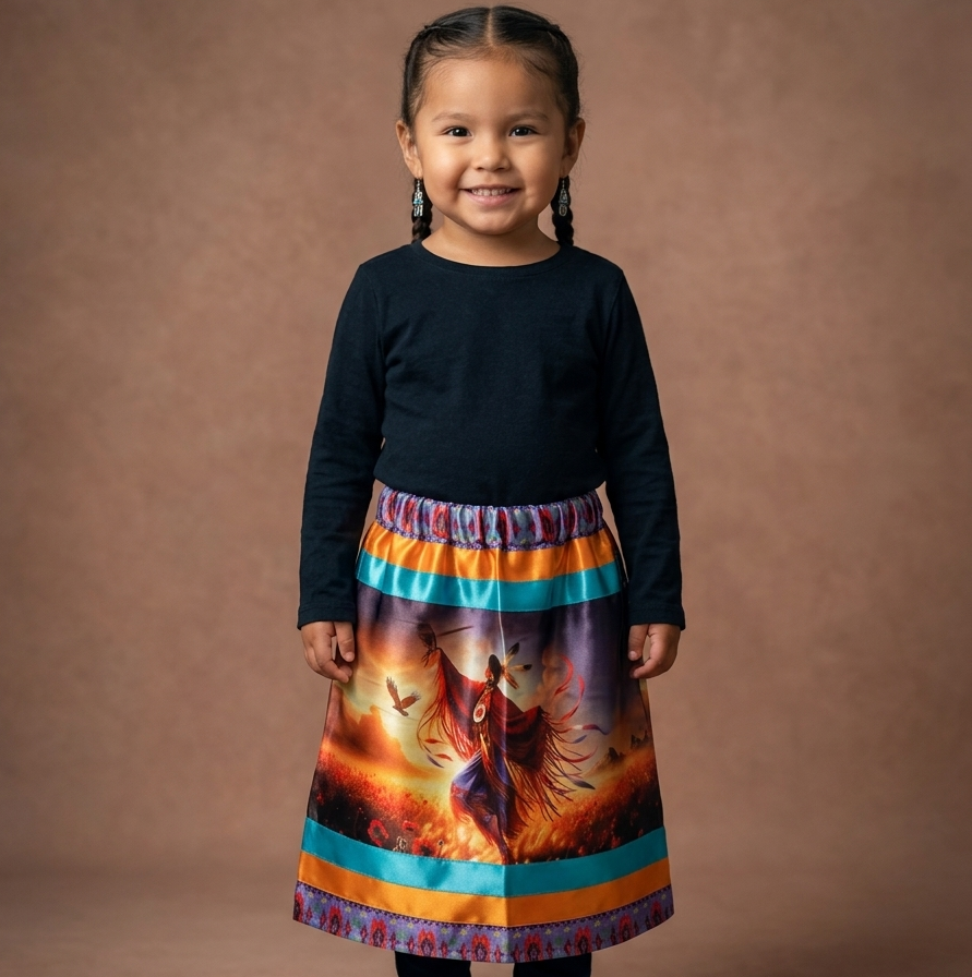 OLDTRIBES Infants Dancer of the Dawn Ribbon Skirt