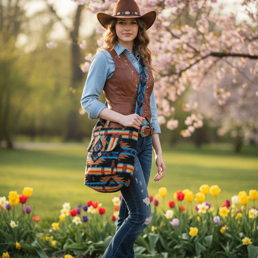 OLDTRIBES brown Matoaka Crossbody Bag