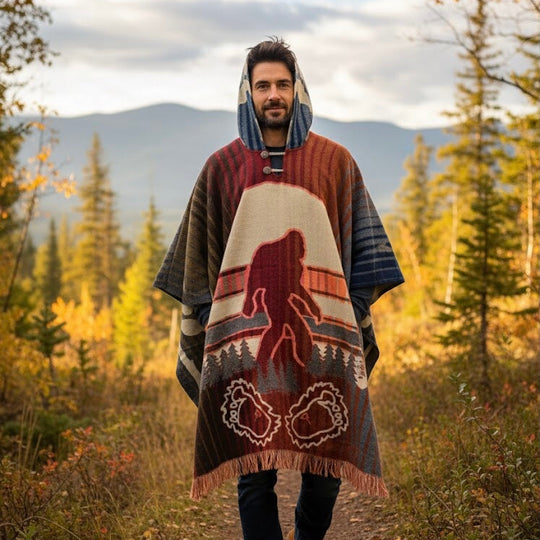 Big foot Hand Made Wool Poncho