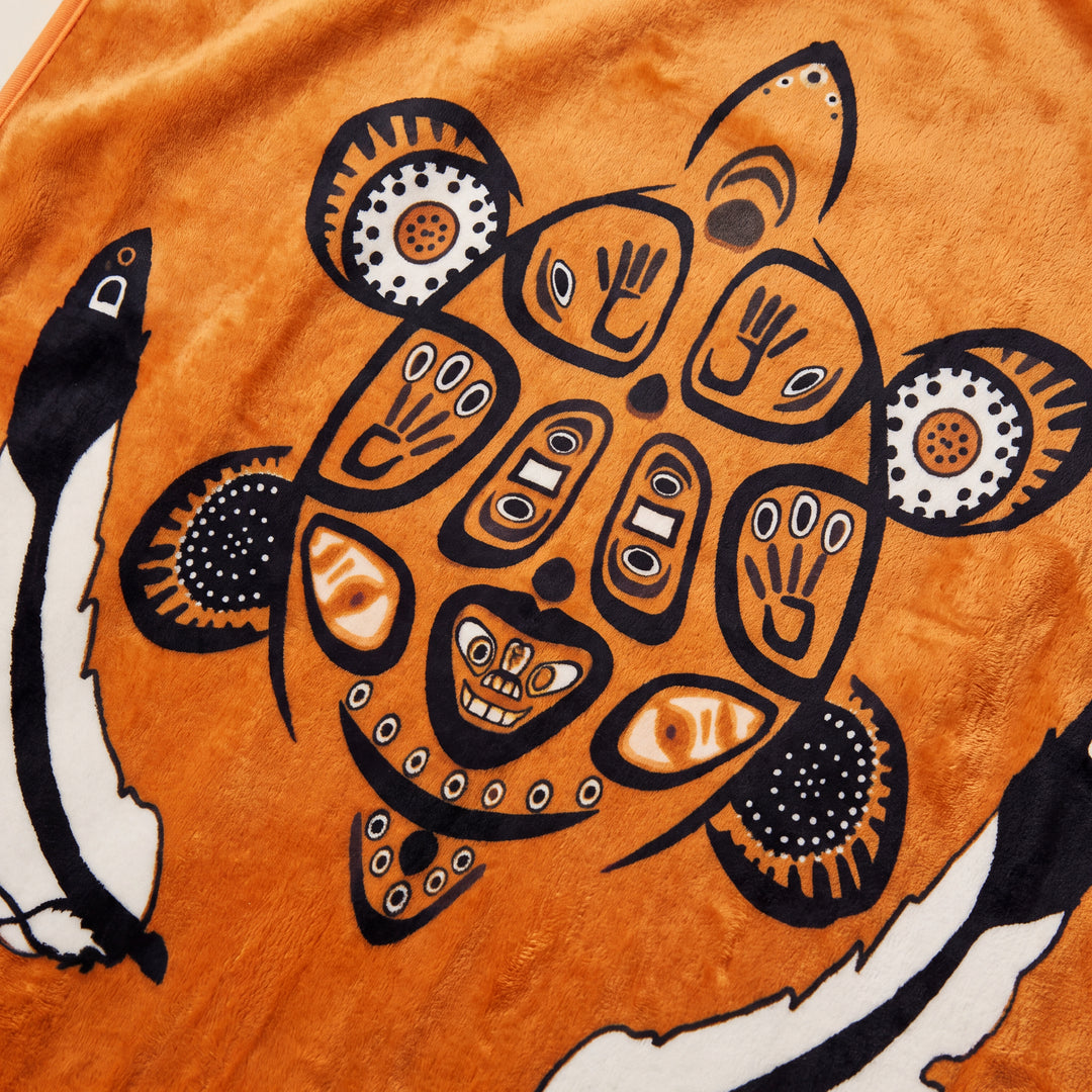 Turtle every child matters baby blanket