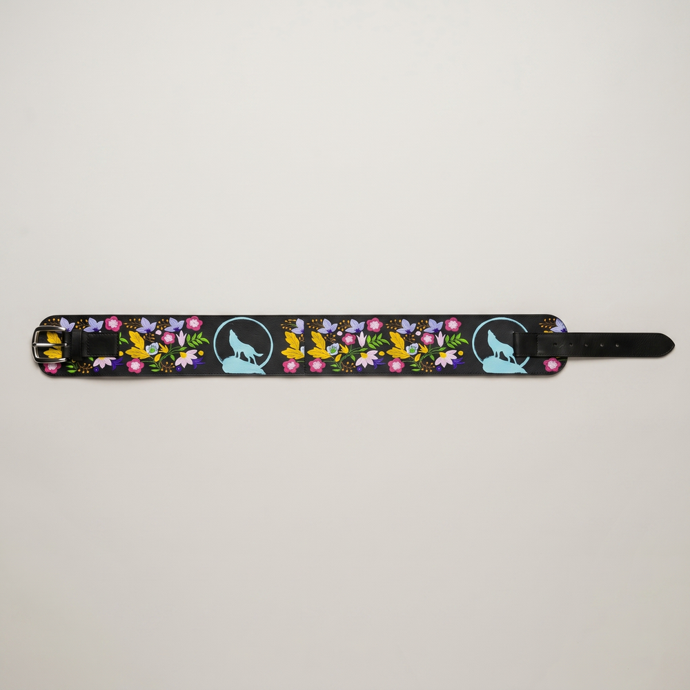 Heritage Leather Regalia  Belt (WOLF)