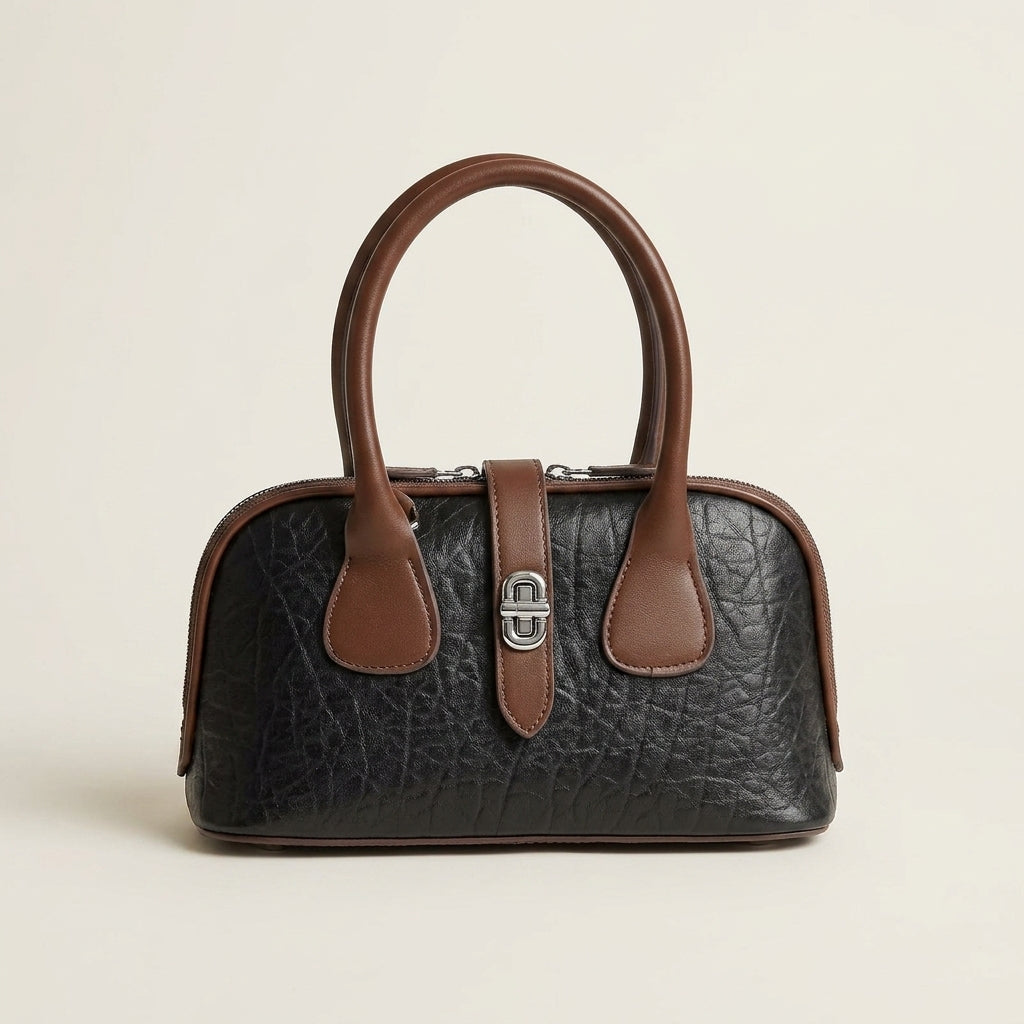 Vintage Mini Barrel Crossbody Handbag