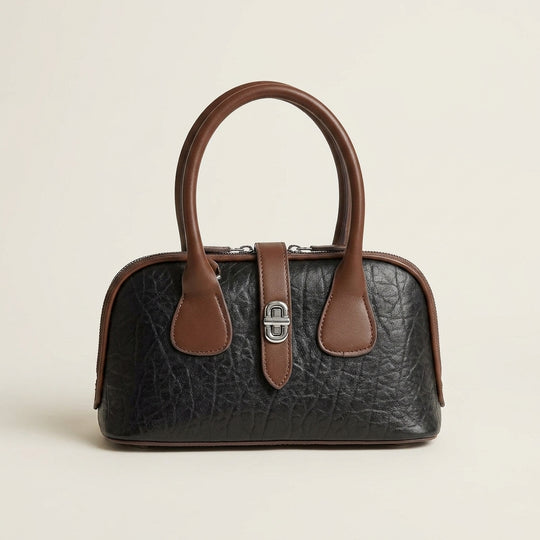 Vintage Mini Barrel Crossbody Handbag
