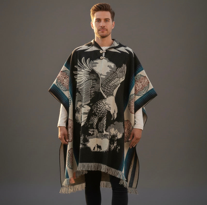Eagle HandMade Wool Poncho