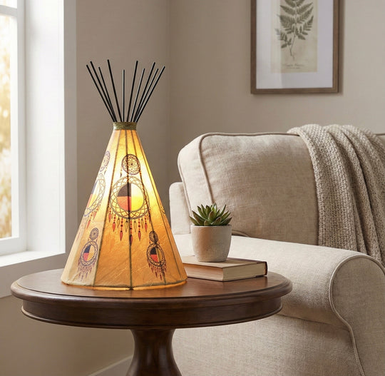 Dreamcatcher Teepee Lamp
