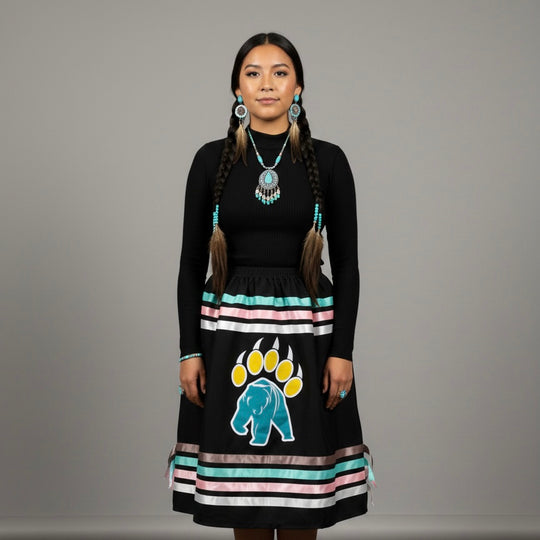 OLDTRIBES™ Trail of the Bear Ribbon Skirt