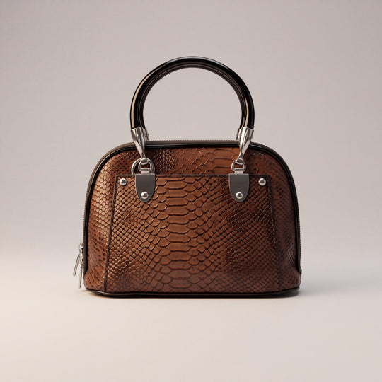 Luxe Duo-Zip Crossbody Handbag