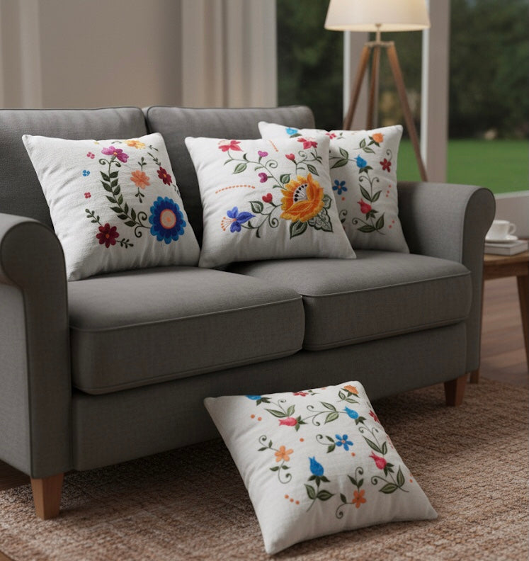Embroidered Pillows Cushion Cover(#3)