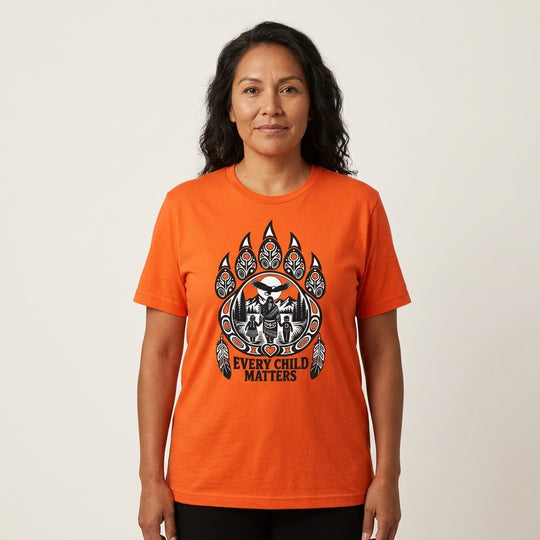 Every Child Matters T-Shirt  Bear Paw (Adult)