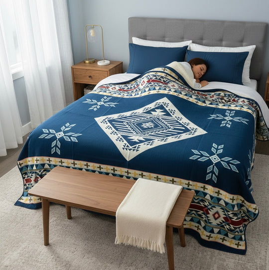 OLDTRIBES™ Spirit Trail Alpaca Blanket