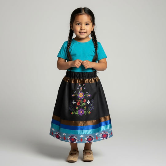 OLDTRIBES™ infants  Flower Ribbon Skirt