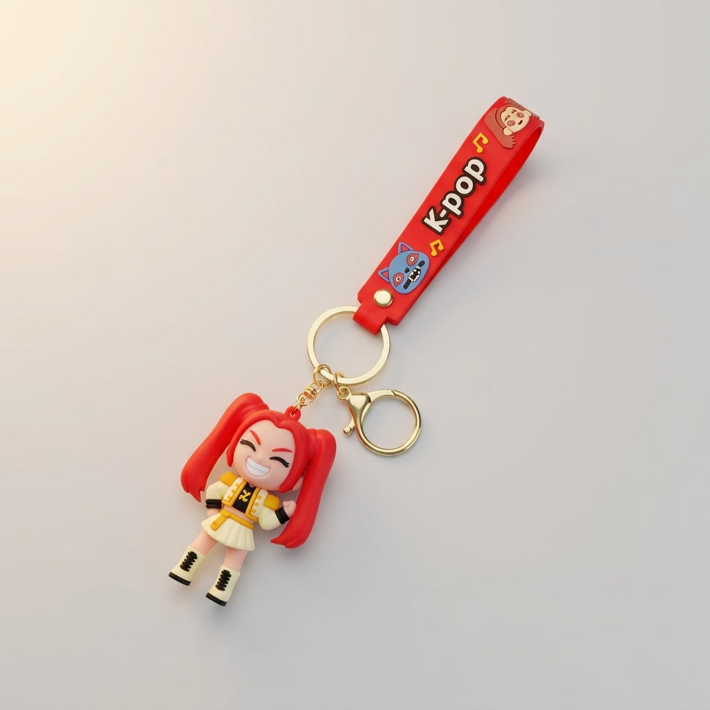 K POP 3D Character Keychains