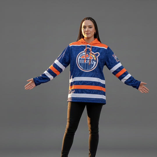 OLDTRIBES™ Heritage Orange & Blue Hoodie