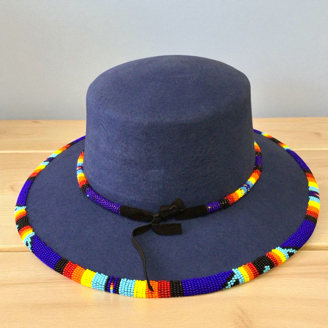 SIZE-59 Handmade Beaded Hat