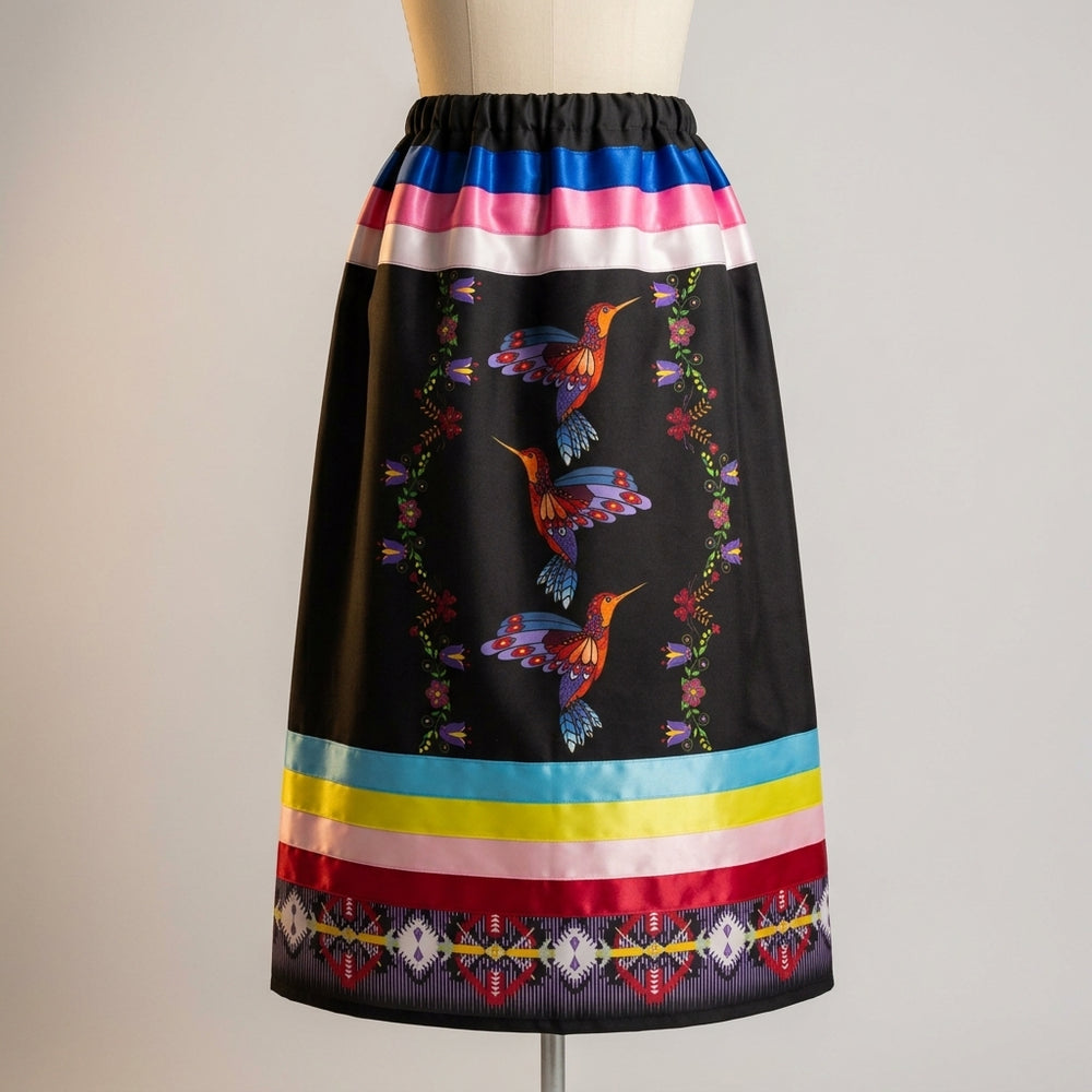 OLDTRIBES™ Humming bird Ribbon Skirt