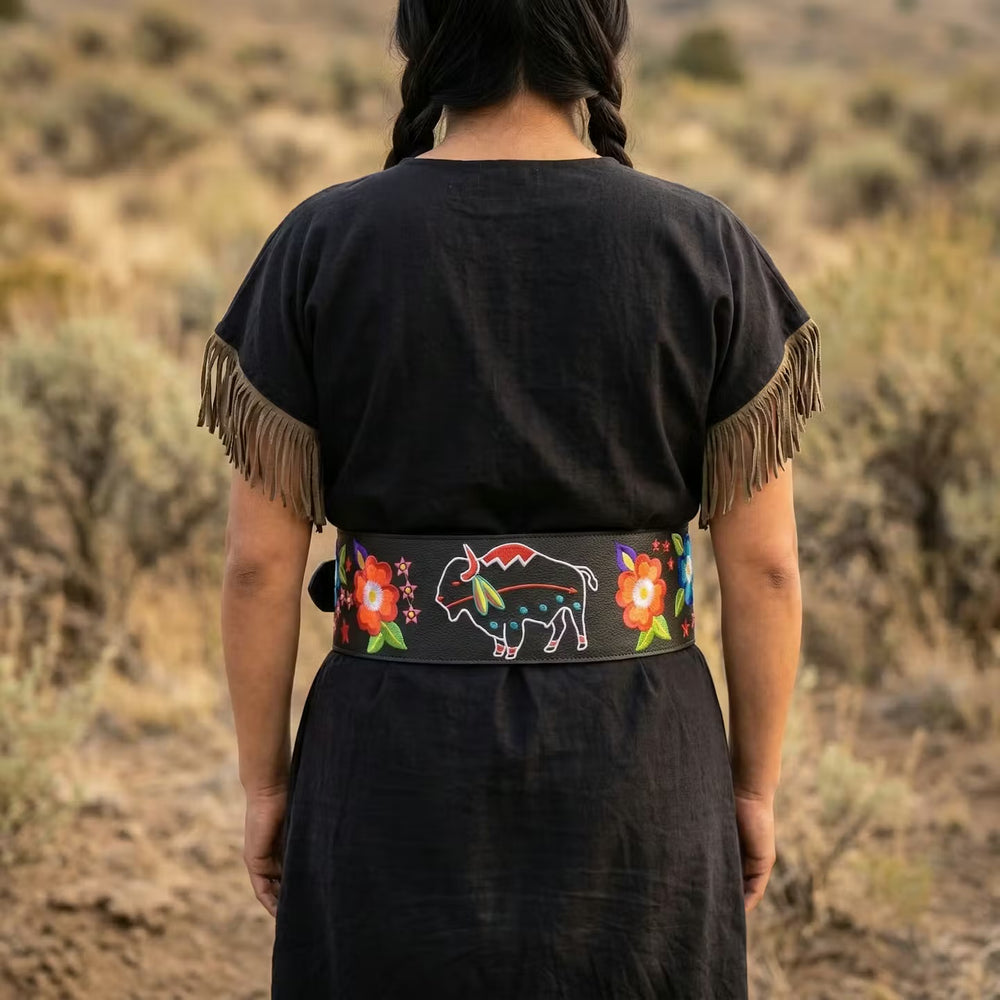 Heritage Leather Regalia  Belt (BUFFALO)