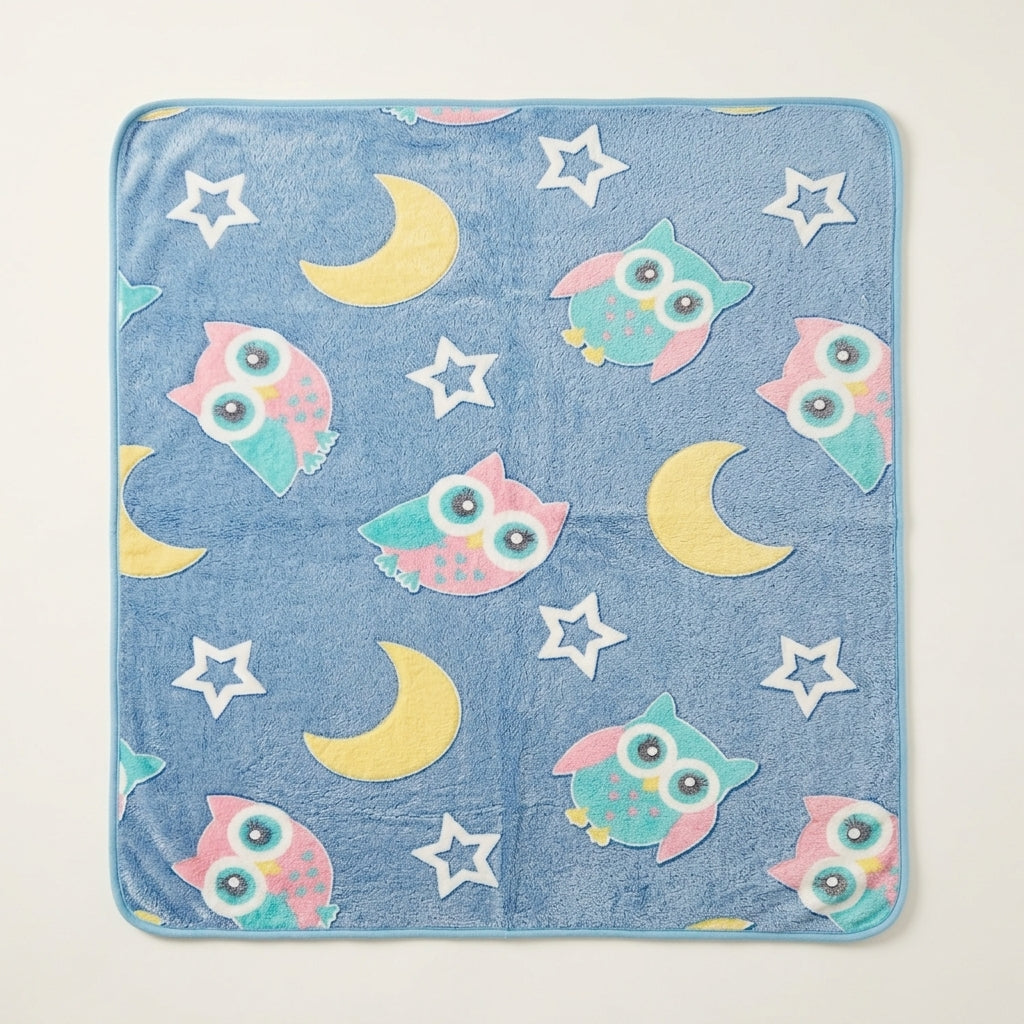 Night Sky Owls baby blankets