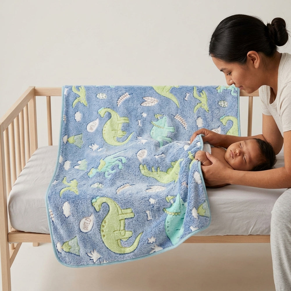 Cute Dinosaurs baby blankets