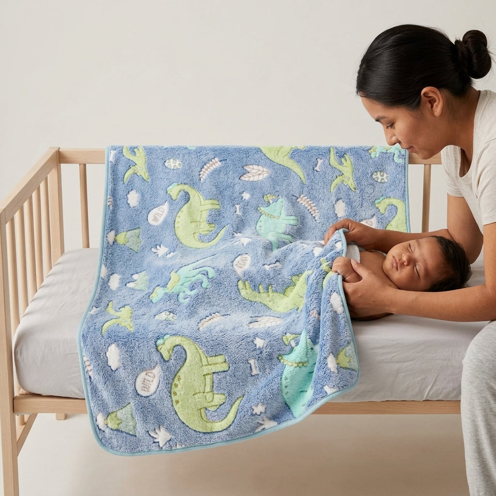 Cute Dinosaurs baby blankets
