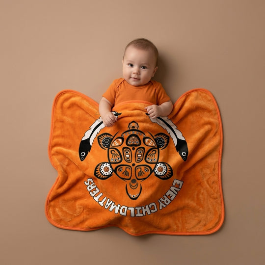 Turtle every child matters baby blanket