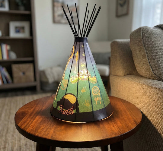 Teepee Table Lamp Turtle