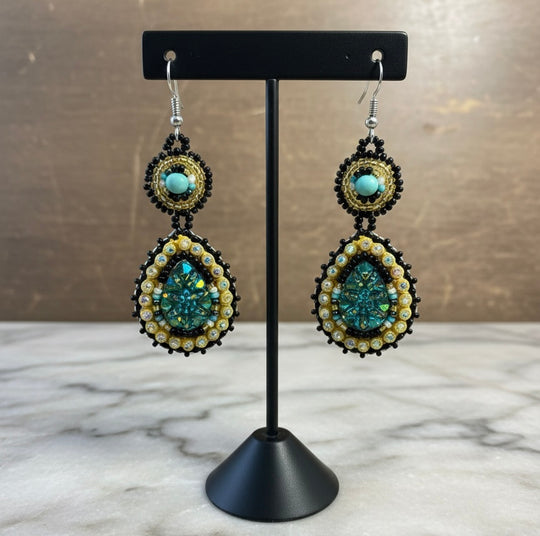 Drop Beaded Earrings(13)