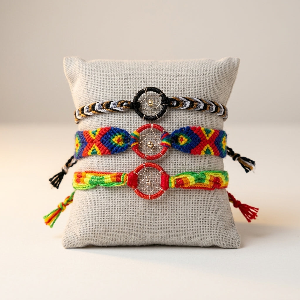 Set of 3 Dreamcatcher Bracelets